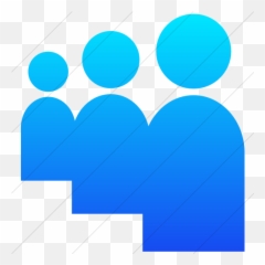 Iconsetc Simple Ios Blue Gradient Socialmedia Myspace - Graphic Design png
