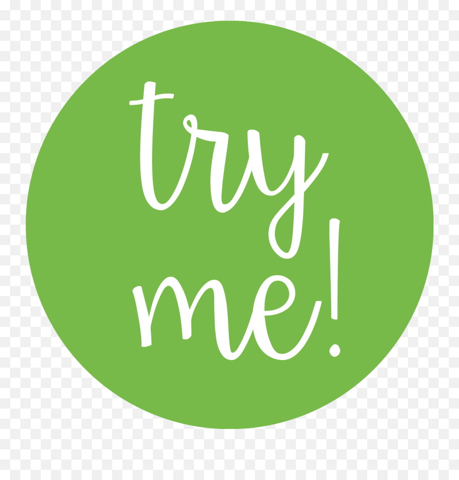 Try Me Png 3 Image - Free Sample Png,Me Png