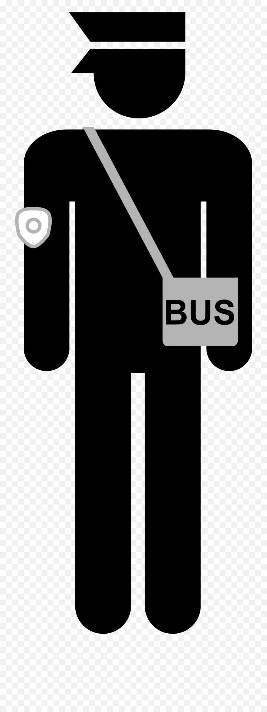Driver Clipart Bus Conductor - Male Toilet Sign Png Noun Project Trash,Male Bathroom Icon