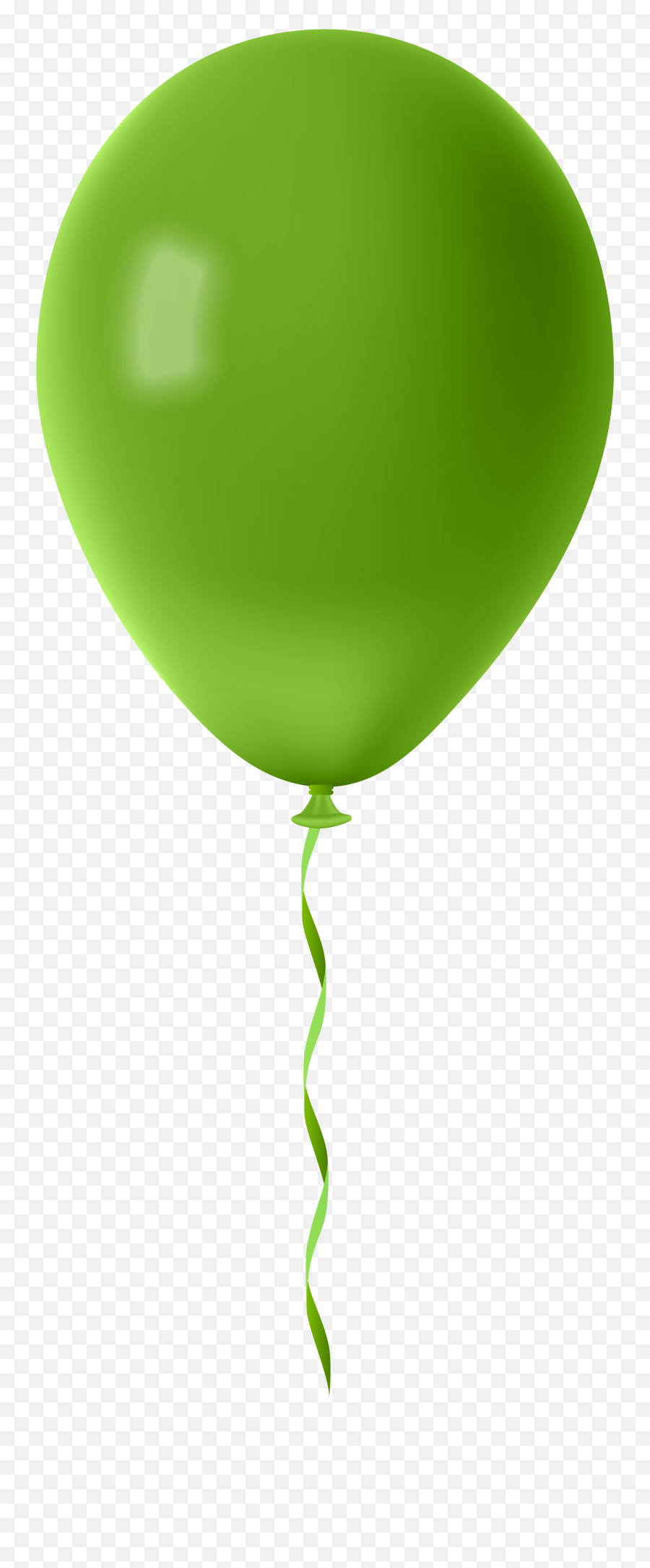 Balloons Png - Transparent Clipart Green Balloon,Green Transparent Background