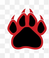 Paw Clipart Red Transparent - Newhart Middle School Logo png