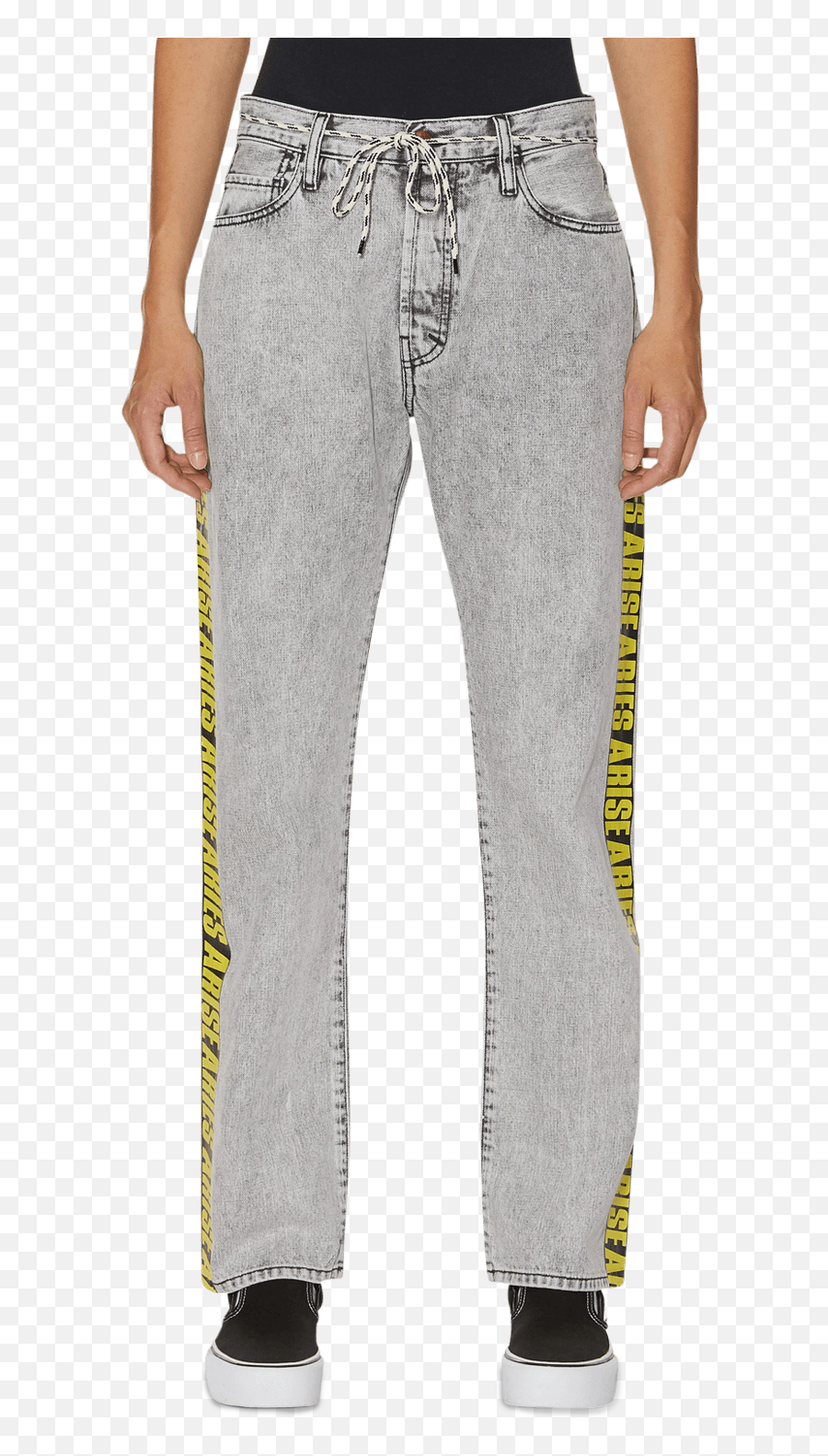 Lilly Yellow Tape Jeans - Pocket Png,Jean Grey Png