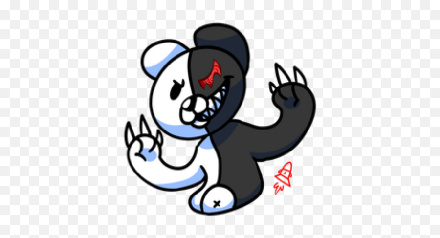 Monokuma - Roblox Png,Monokuma Png - free transparent png images ...