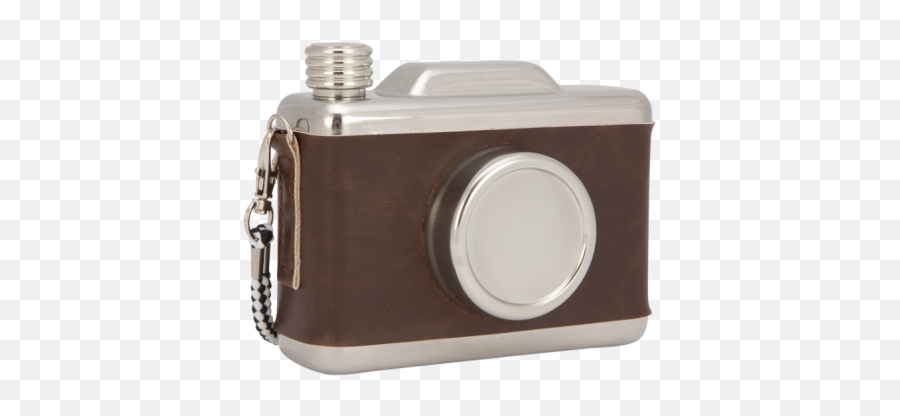 Cool Retro Vintage Camera Design Hip Flask - Brown Hip Flask Png,Vintage Camera Png