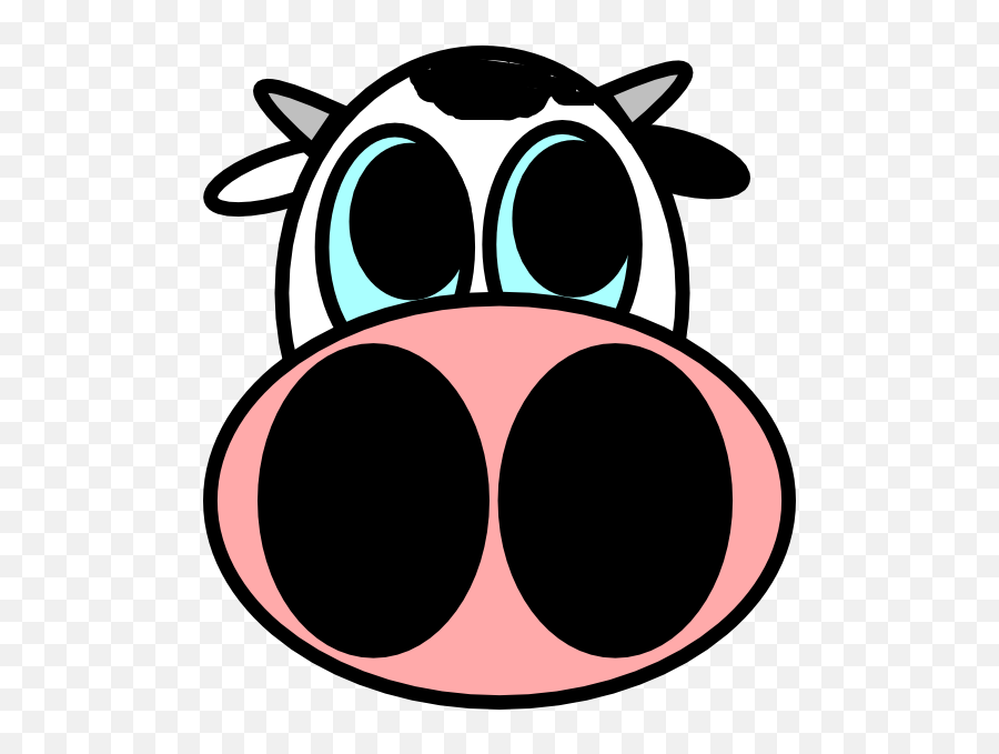 Clare Cow Clip Art - Easy Cow Face Drawing Gloucester Road Tube Station Png,Cow Face Png