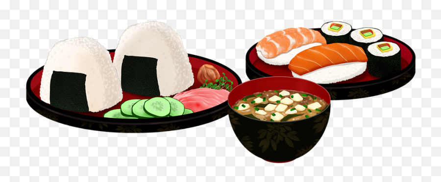 Food Sushi Delicious - Sushi Cartoon Png,Sushi Png