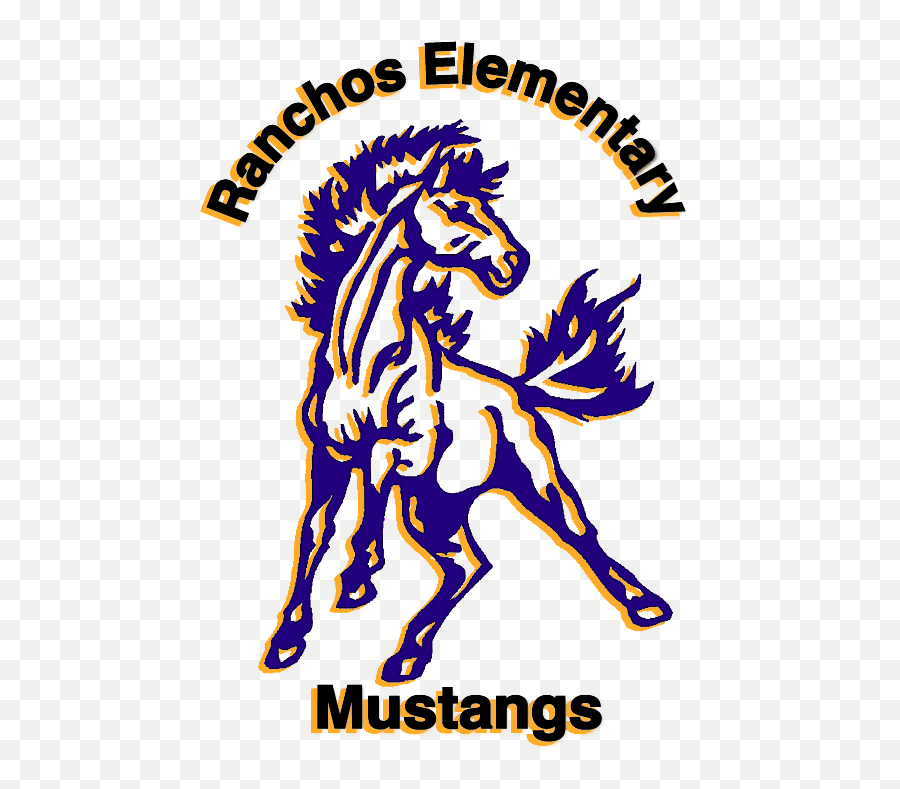 Ranchos Elementary School 200 - Mustang Mascot Clip Art Png,Mustang Mascot Logo