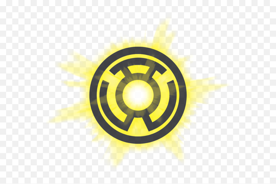 Yellow Glow Mens Long Sleeve T - Yellow Lantern Logo Png,Green Lantern Logo Png