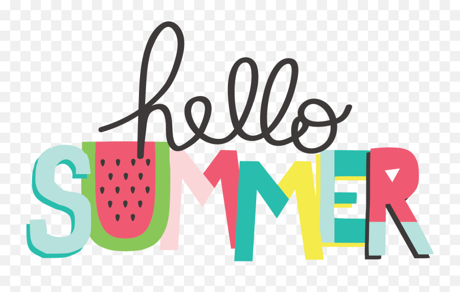 Hello Summer Clipart - Full Size Clipart 2531035 Pinclipart Simple Stories Hello Summer Png,Summer Clipart Png