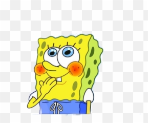 What Makes You Blush - Sponge Bob Png,Blushing Png