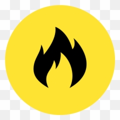 Shoes And Handbags - Fire Emoji Black White Clipart Flammable Png
