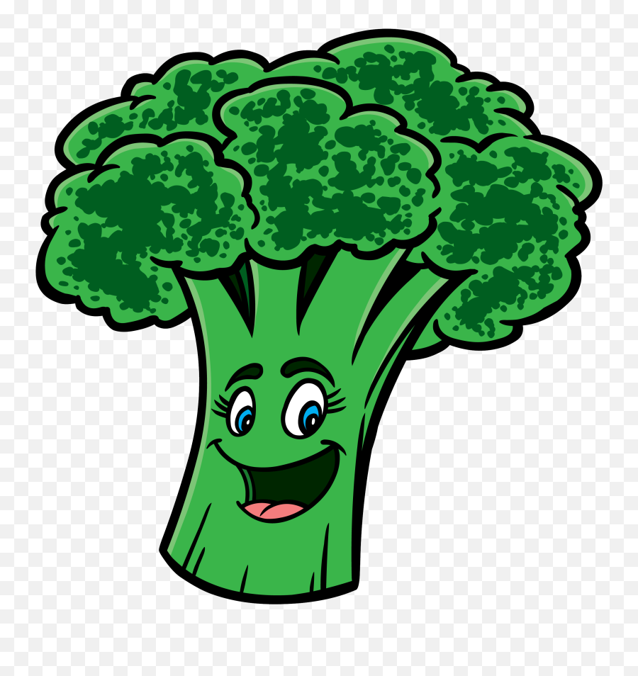 Broccoli Cartoon Clipart - Free Clipart Broccoli Png,Brocolli Png