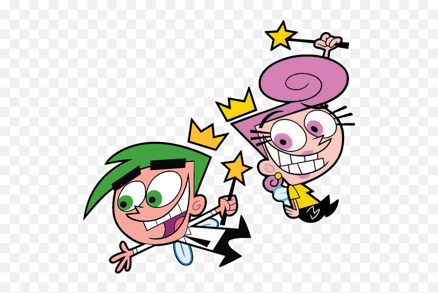 The Fairly Oddparents Cosmo And Wanda - Fairly Odd Parents Cosmo And Wanda Png,Fairly Odd Parents Png