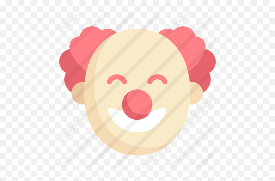 Clown Mask - Free Birthday And Party Icons Illustration Png,Clown Wig Png