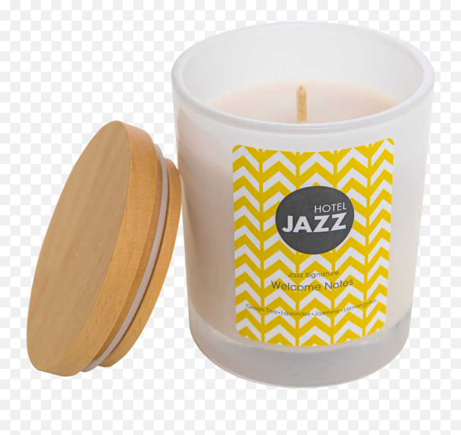 Jazz Signature Welcome Notes Candle U2014 Hotel Home - Necessaire Para Lembrancinha De Maternidade Png,Jazz Png