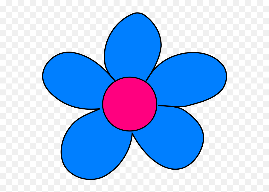 Blue Flower Png Svg Clip Art For Web - Download Clip Art Flower Clip Art,Blue Flower Png