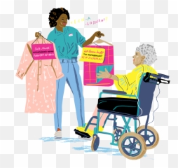 Communication In Old Peoples Homes - university Giessen Illustration png