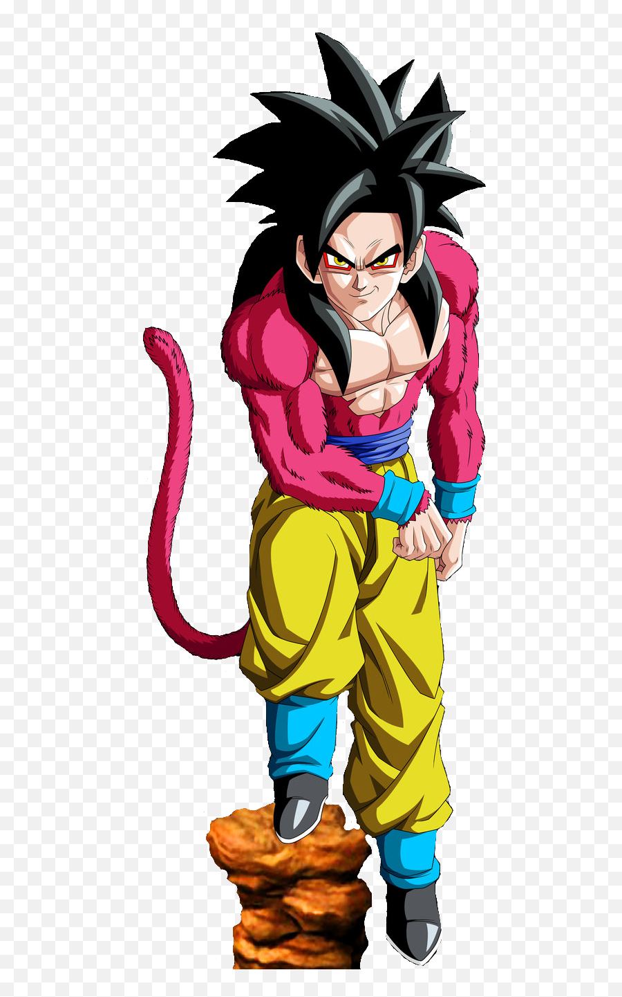 Goku E Puma - Goku Super Saiyan 4 Png,Dragonball Png