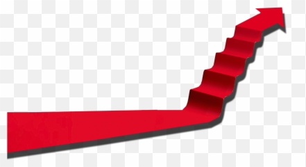 Staircase Clipart Red - Transparent Free Stairs Png