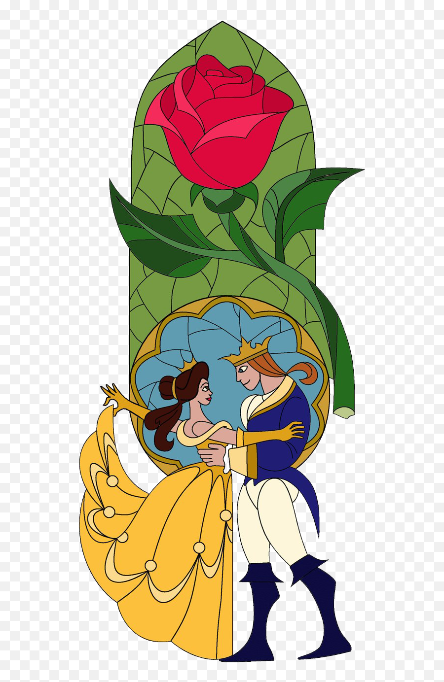 The Beast Png Transparent Images - Beauty And The Beast Disney Flower,Beauty And The Beast Transparent