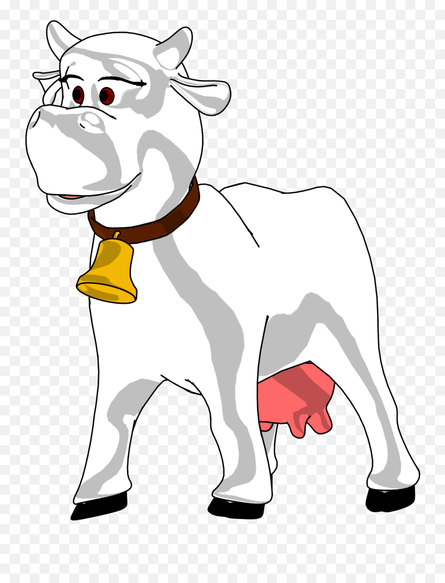 Girl Cartoon Cow Clipart Picture - Cartoon Cow Clipart Png,Cow Clipart Png