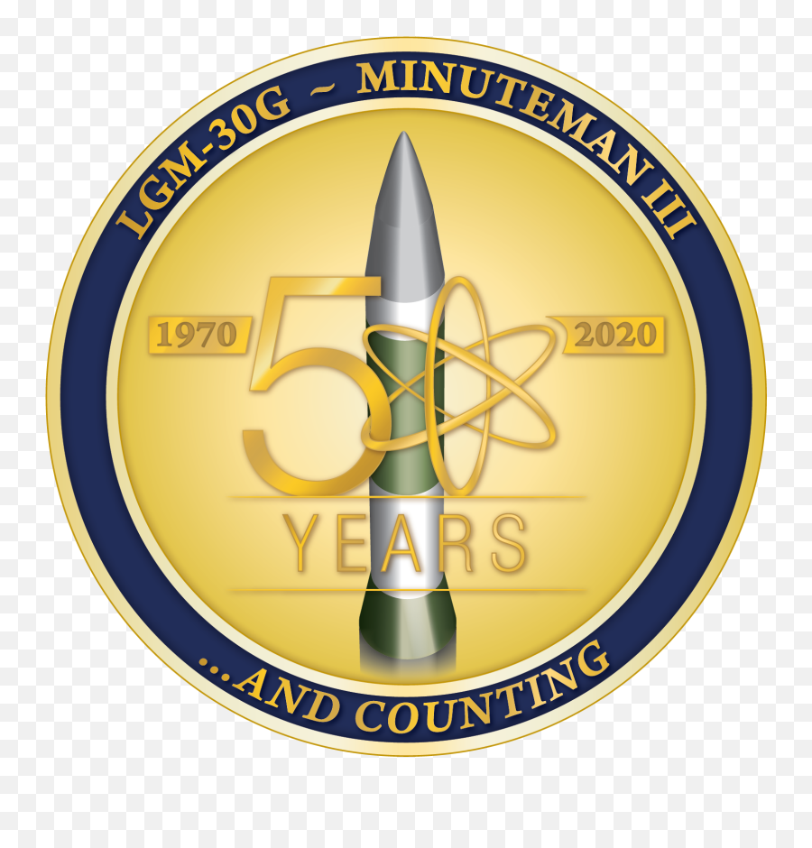Minuteman Iii 50th Anniversary Year - Missile Png,50th Anniversary Logo