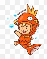 Recolor Pokemon - Orange Magikarp Kid Magrimp Vent Hoang Magikarp Png,Magikarp Png
