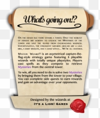 Mystery Wizard - Horizontal Png,Wizards Png