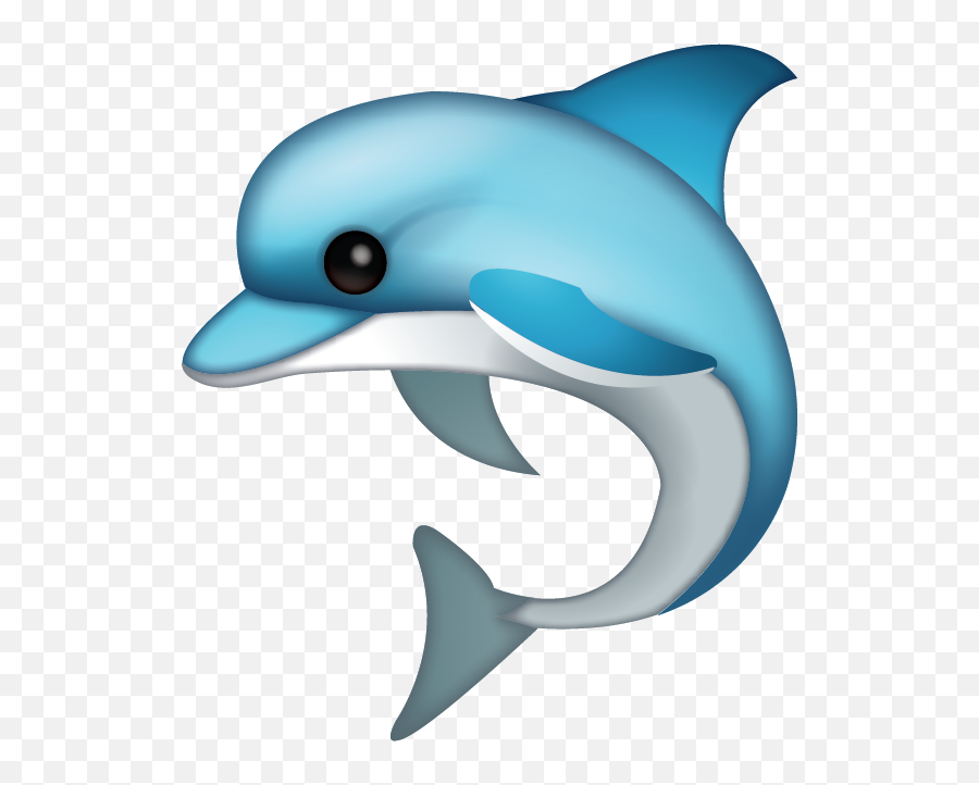 Dolphin Emoji Transparent Png Clipart - Dolphin Emoji Png,Dolphin Transparent Background