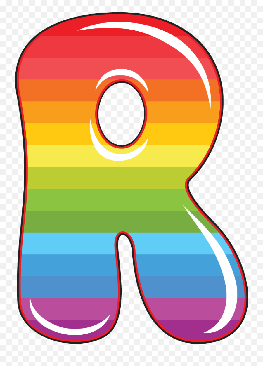 Rainbow Baby Alphabet - Alphabet Letter R Clipart Png,Letter R Png