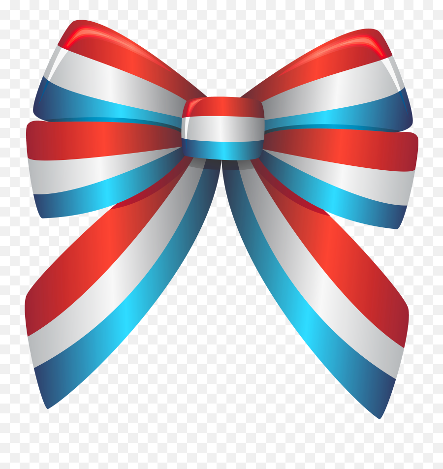 Red White And Blue Ribbon Png Clipart - Red White And Blue Ribbon Clipart,Ribbon Clipart Png