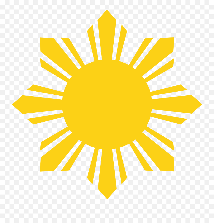 Outline Clipart Images Gall - Transparent Philippine Flag Sun Png,Sun Transparent Clipart