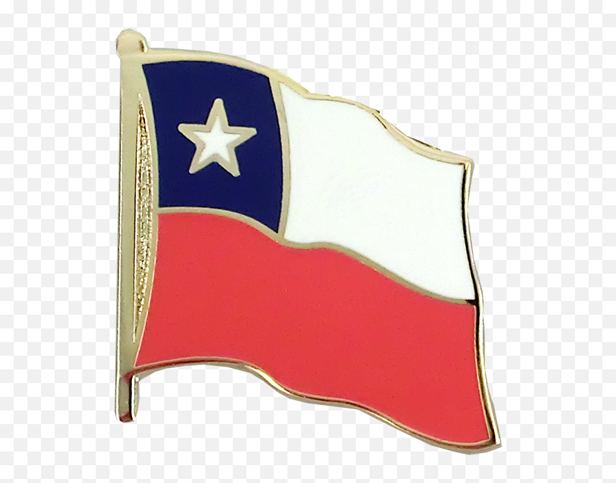 Chile - Flag Lapel Pin Bandera De Chile Png Animada,Chile Flag Png