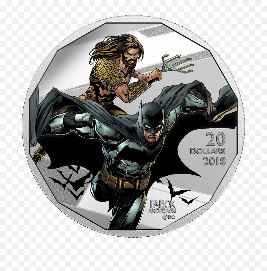2018 1 Oz Canada The Justice League - Sketch Batman Jason Fabok Png,Aquaman Logo Png