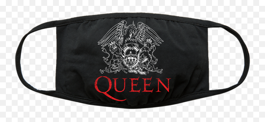 Queen Logo Face Mask - Rolling Stones Face Mask Png,Queen Transparent