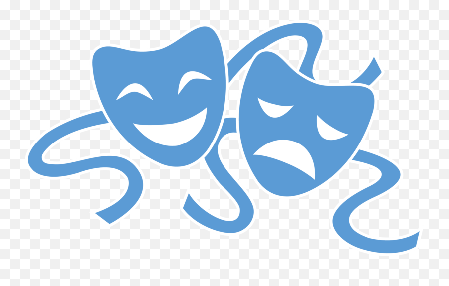 Current Drama 2 - Acting Masks Png,Theater Mask Png