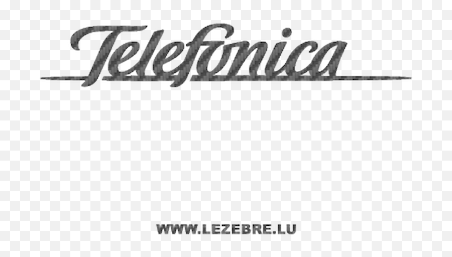 Telefonica Logo Carbon Sticker - Telefonica Png,Telefonica Logo