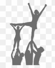 Cheer Dance - Transparent Stunt Png