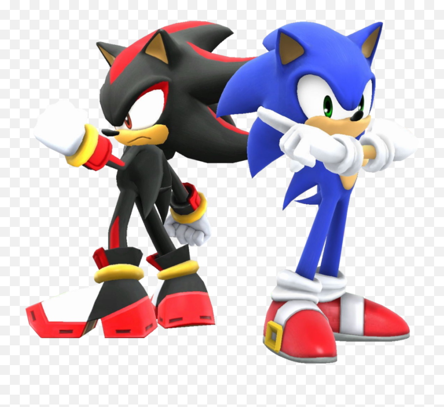 Sonic And Shadow - Sonic Y Shadow Png,Shadow The Hedgehog Transparent