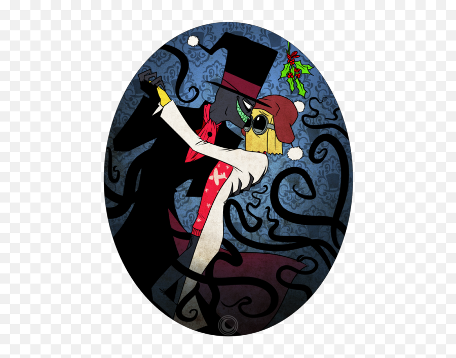 Santa Hat Png Tumblr - Villainous Black Hat Christmas Special,Transparent Christmas Tumblr