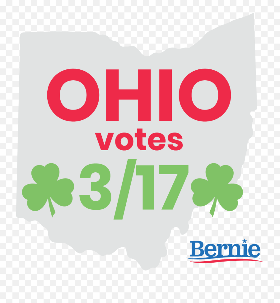 Ohio For Bernie U2013 Not Me Us - Graphic Design Png,Ohio Png