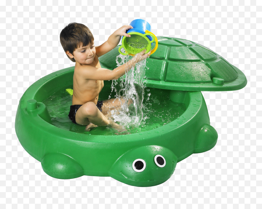 Download Lt Turtle Sandbox With Cover Large - Little Png,Little Tikes Logo