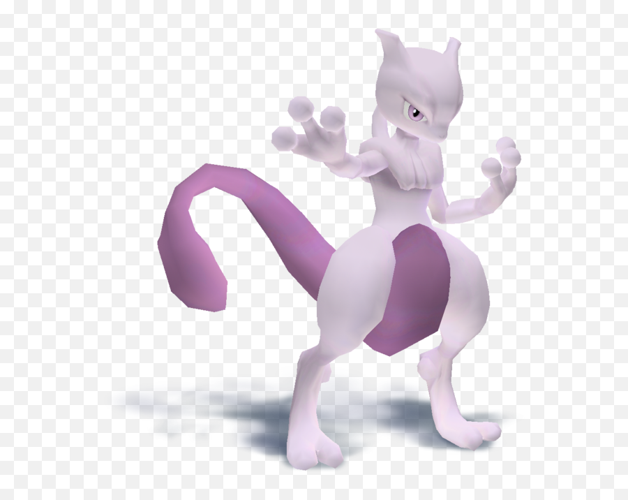 Download Mewtwo Smash 4 Png - Mewtwo Smash 4 Render Full Fictional Character,Mewtwo Transparent