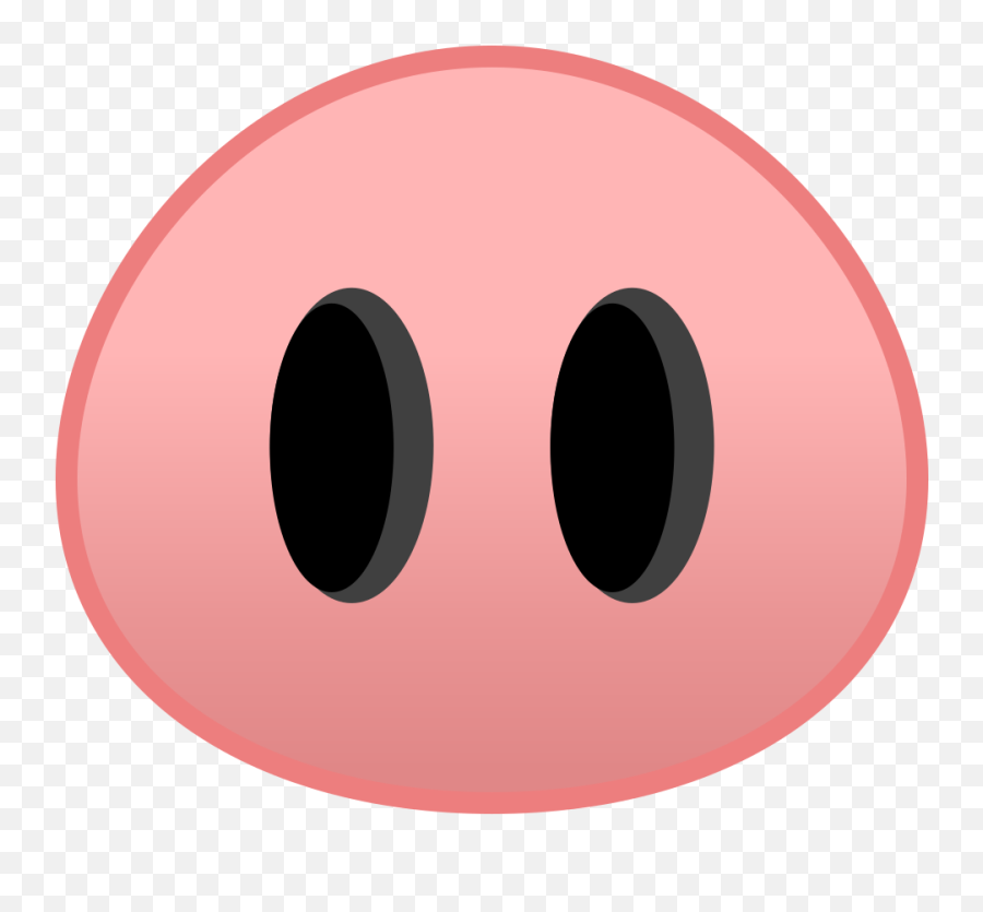 Pig Nose Emoji Transparent Png - Pig Nose Emoji,Nose Png