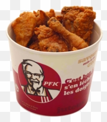 Kfc Red White Chicken Polyvore - Kfc Family Bucket Uk Png,Fried Chicken Transparent