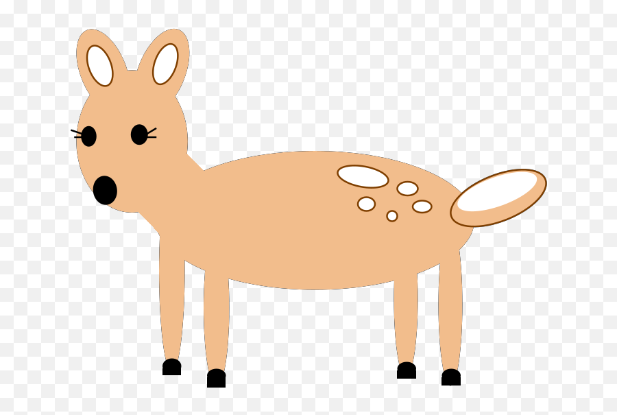 Deer Doe Svg Vector Clip Art - Animal Figure Png,Doe Png