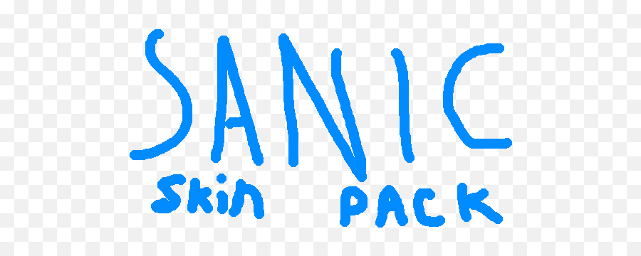 Sanic Skin Pack - Clip Art Png,Sanic Png
