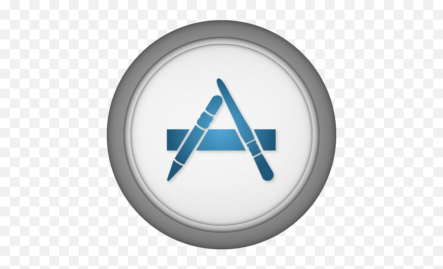 Appstore Icon Mac Apps Iconset Rud3boy - Transparent Png App Store Logo Black White Png,Icon For App Store