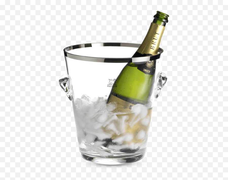 Champagne Bucket With Platinum Finish - Transparent Champagne Bucket Png,Champagne Png