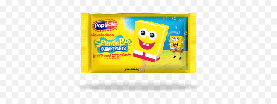 Spongebob Popsicle Bar - Popsicle Minions Ice Cream Png,Good Humor Logo